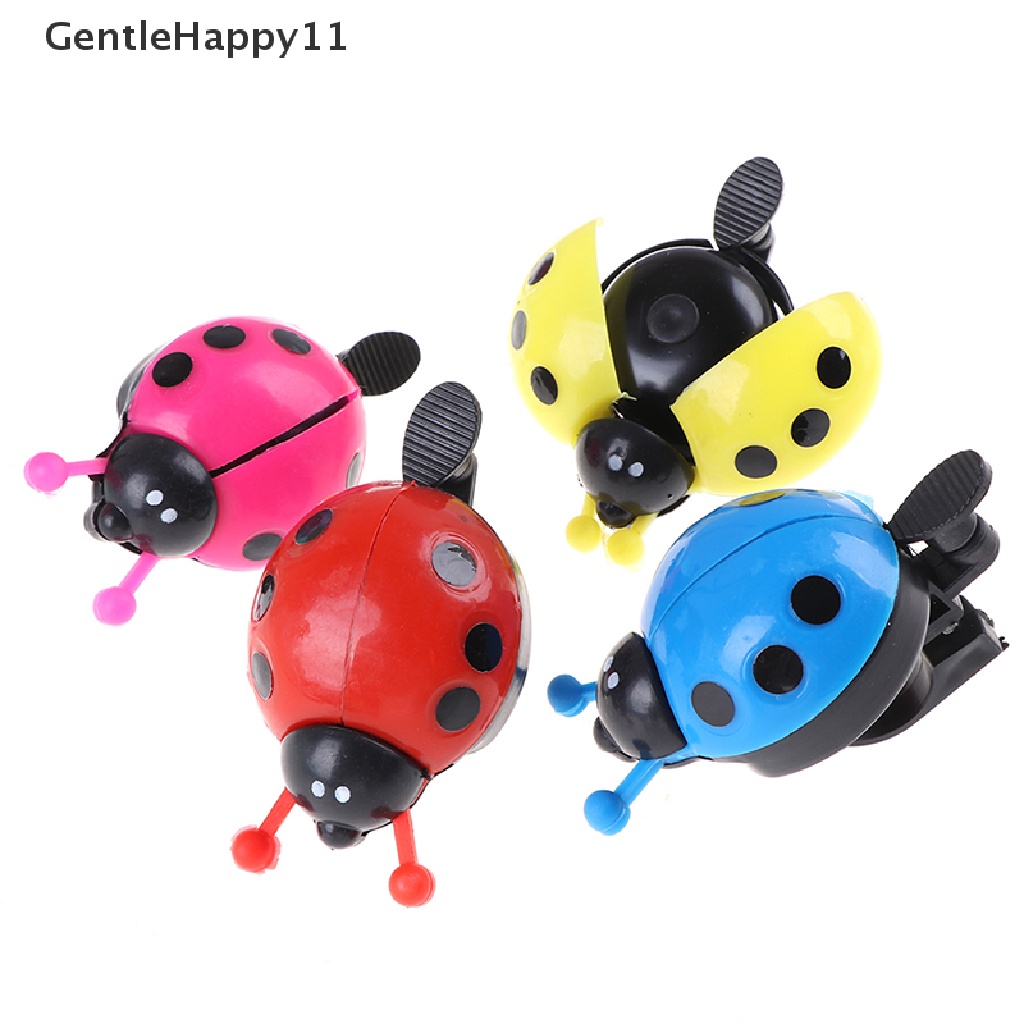 Gentlehappy 1Pc Sepeda Ladybug Bell Kartun Bersepeda Bell Indah Anak Sepeda Naik Alarm Tanduk id