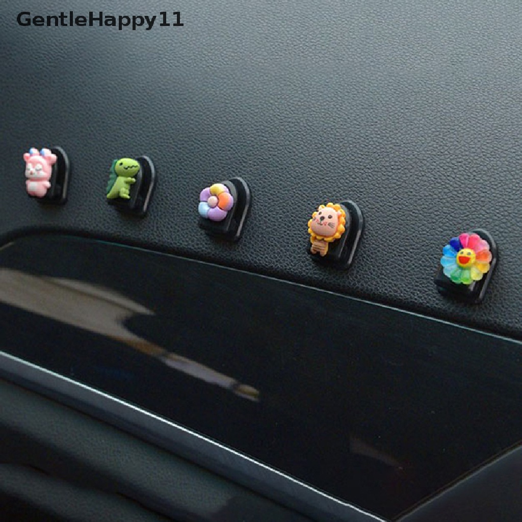 Gentlehappy Mini Car Hooks Organizer Penyimpanan Universal Mobil Kartun Kursi Belakang Hook Gantungan id