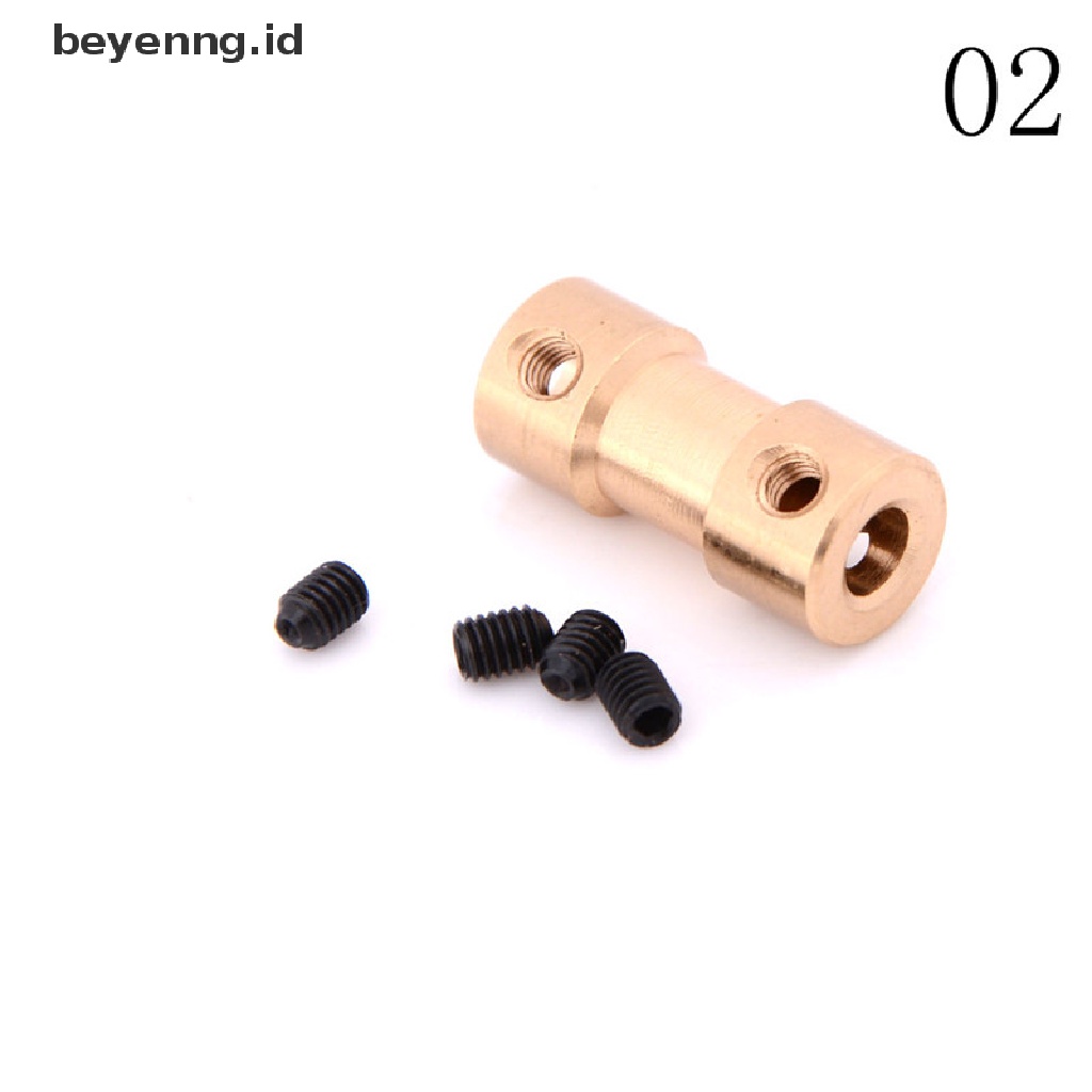 Beyen Baru2 /3/3.17 /4/5mm Motor Shaft Tembaga Coupling Coupler Konektor Lengan Adapter ID