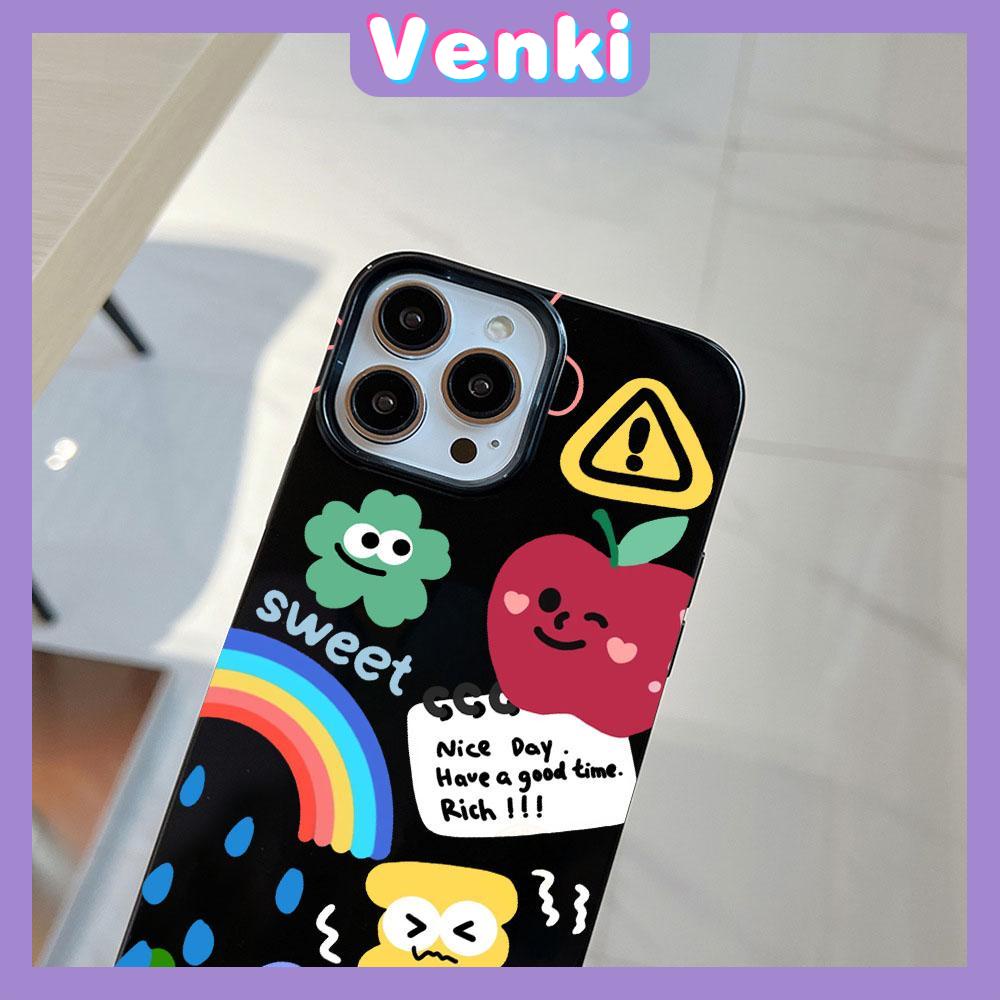 Case for iPhone 11 Soft TPU Glossy Black Candy Case Cute Apple Creative Collage Camera Protection Shockproof For iPhone 14 13 12 11 Pro Max 7 8 Plus X XR