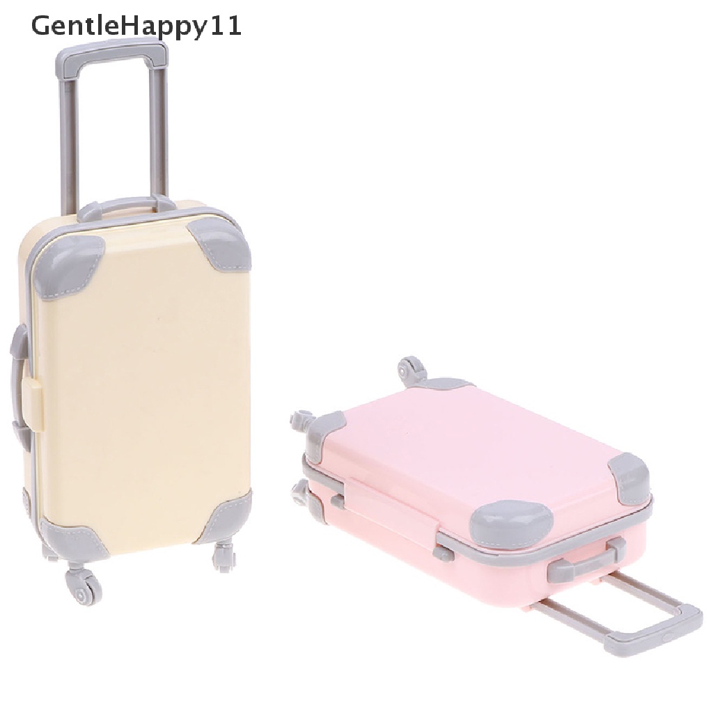 Gentlehappy Aksesoris Boneka Kereta Travel Plastik Mini Koper Plastik Bagasi id