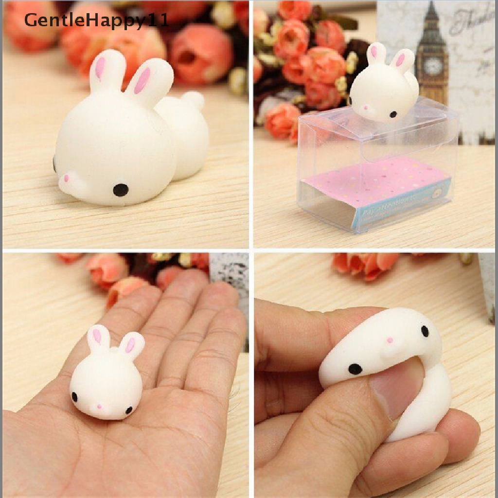 Gentlehappy Mochi Cute Bunny Kelinci Licin Pencet Penyembuhan Stress Relief Mainan Hadiah Decor id