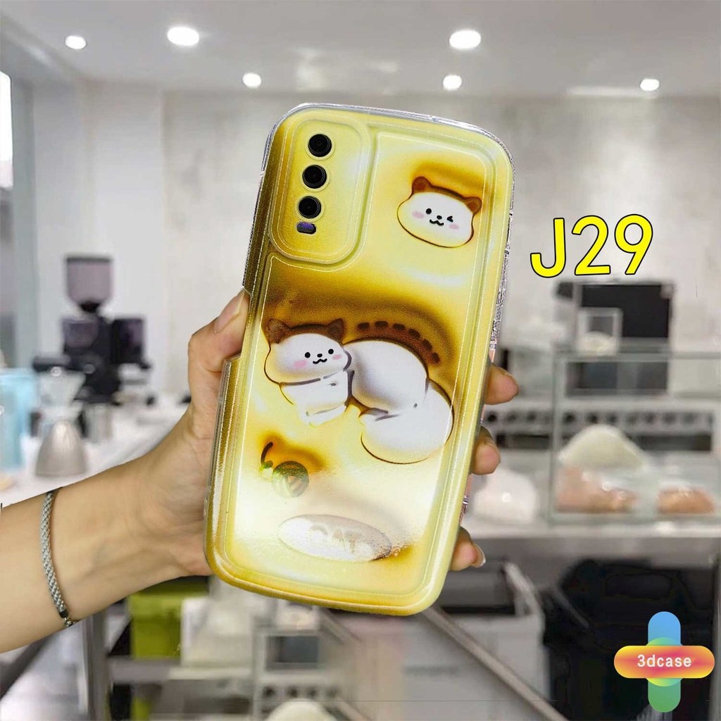 Case VIVO Y16 Y22 Y22S Y02 Y12S Y35 Y12 Y20 Y15S Y15C Y21E Y21G Y91C Y21 2021 Y21A Y21T Y30 Y21S Y20S Y12i Y3S Y33T Y15A Y01 Y01A Y91 Y30i Y93 Y95 Y15 Y17 Y50 Y53S Y51 2020 Y51A Y10 Y33S Y1S Y11 Cartoon  Squirrel Silicone Soap Case