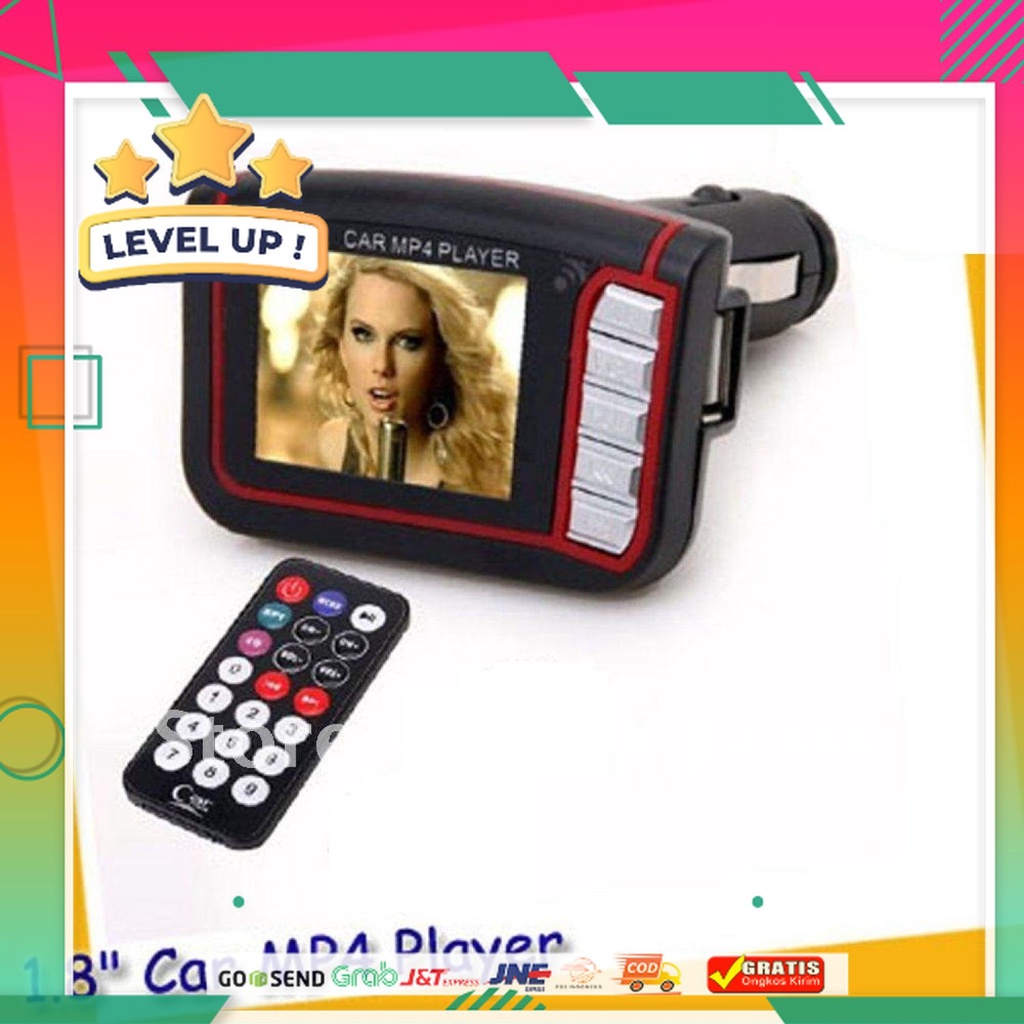 Car MP4 Player Pemutar Musik Mobil Multimedia Cigarette Plug - 3294