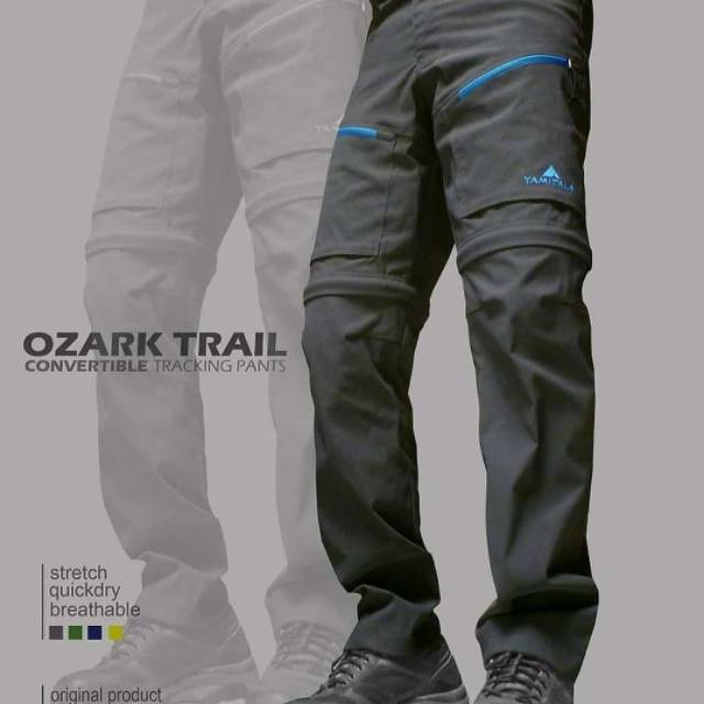 CELANA YAMITALA OZARK TRAIL | KAYOA ZIP MAKALU SPORTIVA STRETCH SAMBUNG CARGO KARGO OUTDOOR LAPANGAN