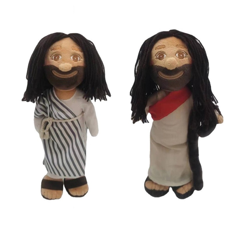 30cm Boneka Yesus Boneka Christ Kristen Religi Bunda Maria Plushie Mainan