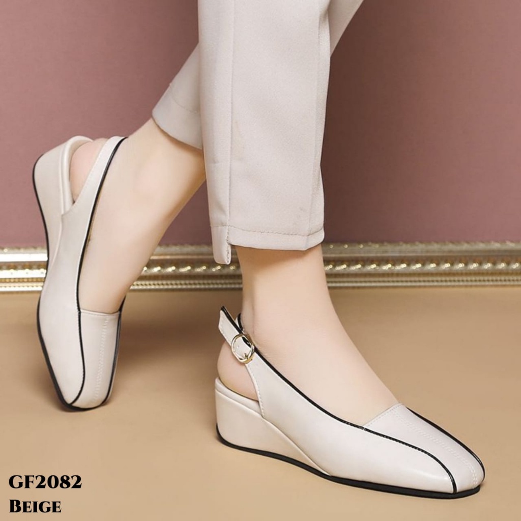 PRF Sepatu Flat Shoes Wanita Import Fashion Korea GF2082 SS597