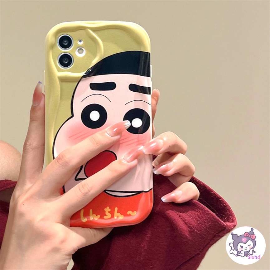 IPHONE Kompatibel Untuk Iphone14 13 12 11 Pro Max SE 2020 X XR Xs Max7 8 6 6s Plus 3D Cream Wave Edge Kartun Lucu Strawberry Bear Phone Case Lembut TPU Kamera Penutup Pelindung