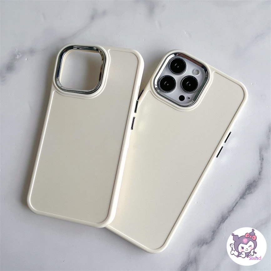 IPHONE Kompatibel Untuk Iphone14 13 12 11 Pro Max SE 2020 X XR Xs Max7 8 Plus Warna Permen 9D Lensa Dilapisi Fashion Phone Case Lembut Shockproof Case