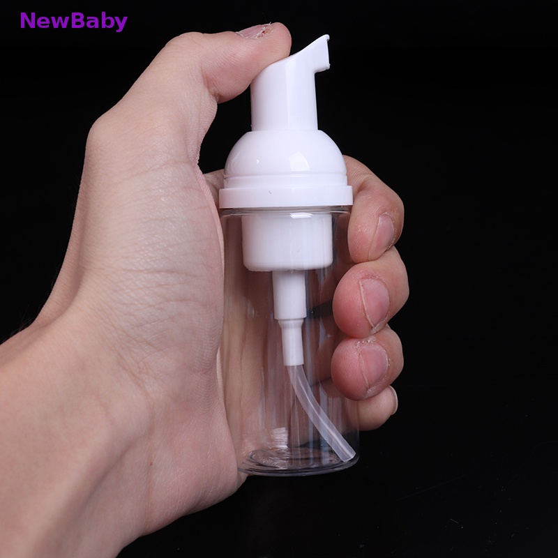 Newbaby 60ml Kosong Plastik Travel Foamer Dispenser Sabun Cuci Tangan Foam Pump Botol ID