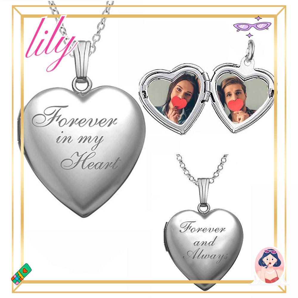 Lily Kalung Lover Fashion Rantai Forever in my Heart Friend Forever and Always Pendant