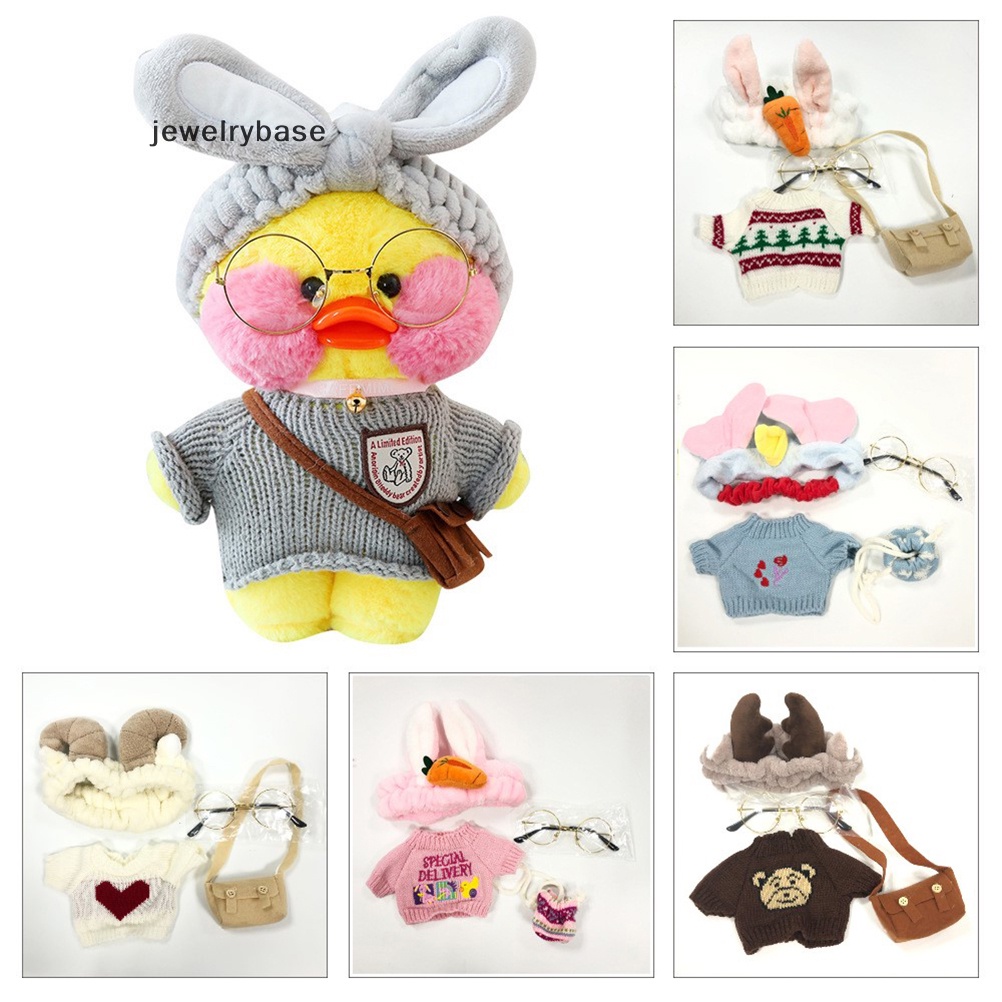 [jewelrybase] Aksesoris Pakaian Untuk 30cm Lalafanfan Bebek Mainan Mewah Boneka Kawaii Duck Doll Butik