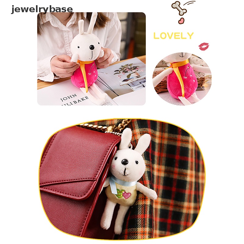 [jewelrybase] 1pc Lucu Lembut Kelinci Boneka Plush Animal Bunny Mainan Untuk Bayi Perempuan Anak Hadiah Boneka Butik