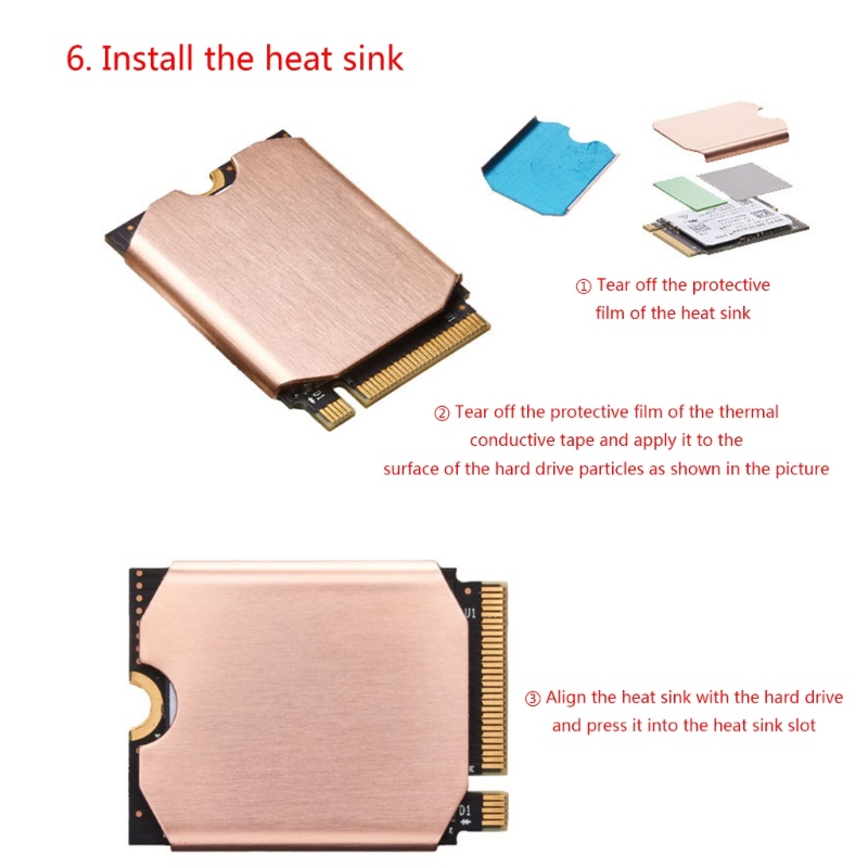 Cre Heatsink Cooling Pad Konduktivitas Thermal Wafer Cooler Plate Heatsink Tembaga- Lembaran Aksesori Gaming Untuk Steam-Deck