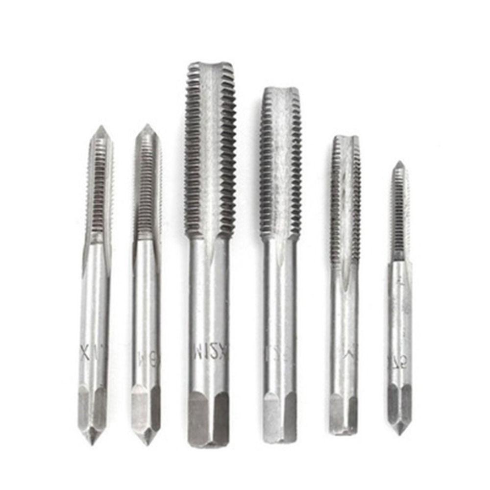 TOP 6pcs /Set Kunci T-Type Wrench Drill Set Praktis M3-M8 Obeng Tap Holder Hand Tools Drat Plug Tap