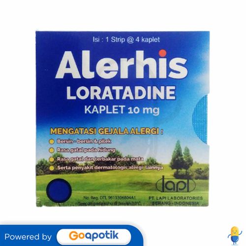 Alerhis 10 Mg Strip 4 Kaplet