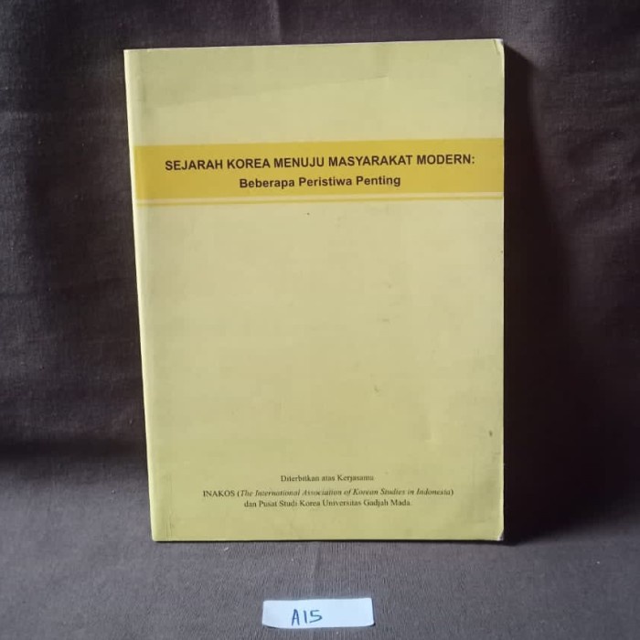 Sejarah Korea Menuju Masyarakat Modern