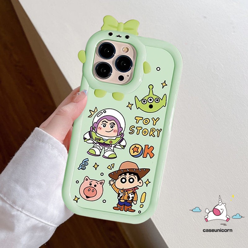 Casing Untuk Redmi A1 9 10 10A 10C 9T A1+9C 9A Redmi Note9 8 10s 11s 11 Pro+10 Pro POCO M3 X3 Pro NFC Mi 11 Lite Simpul 3D Lucu Lensa Monster Kecil Kartun Toy Story Sarung Soft Case