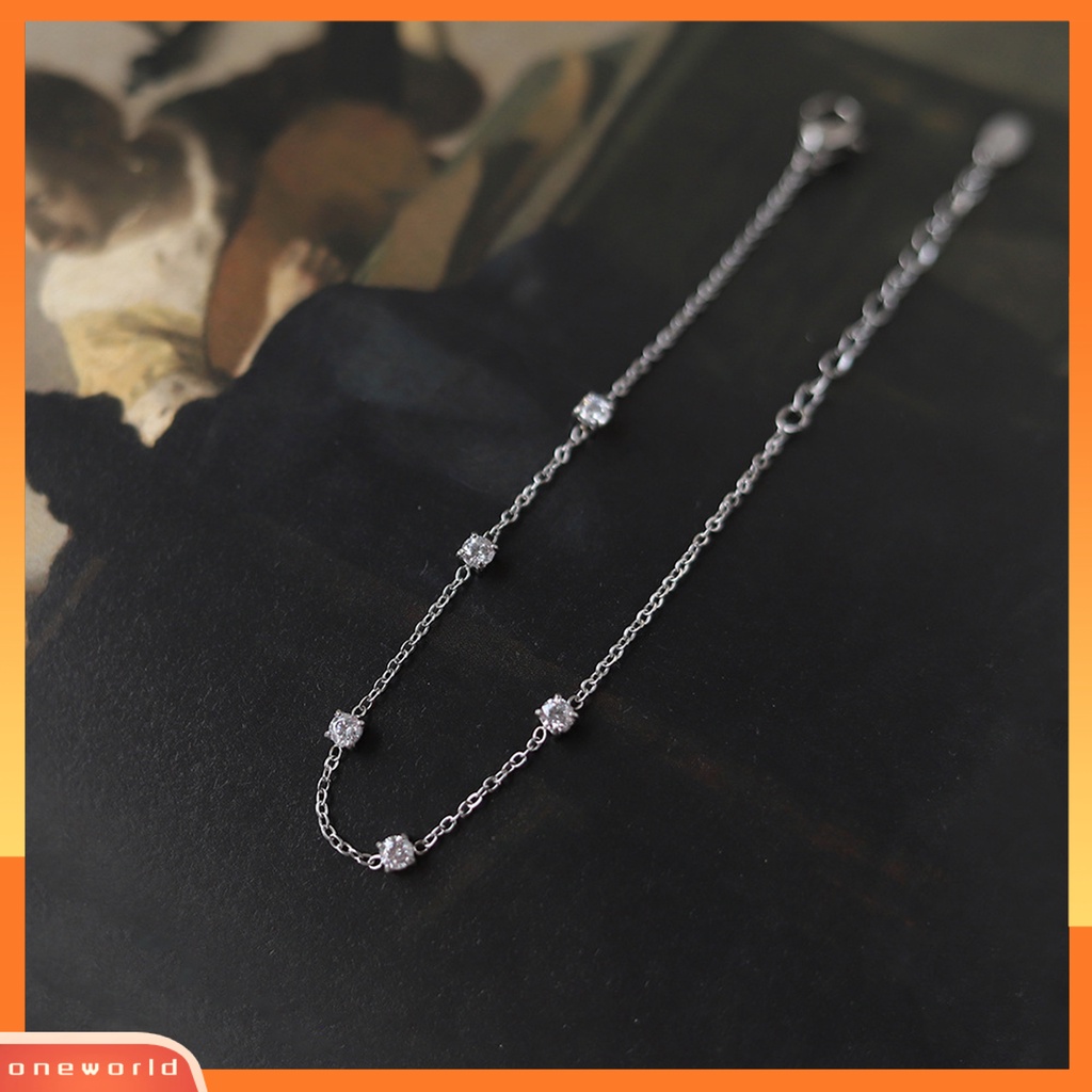 [EONE] Charms Bracelet Electroplating Five Star Charms Adjustable Light Mewah Hias Dekorasi Tidak Alergi Elegan Gelang Rantai Stainless Wanita Aksesori