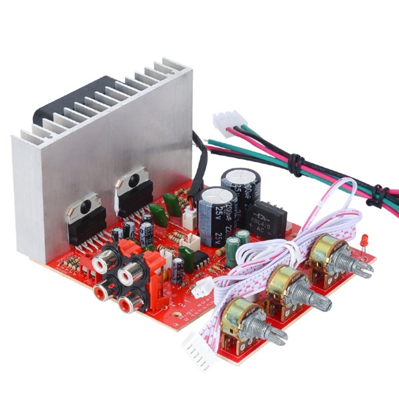 Bt 60Wx3 DC12V Subwoofer Amplifier Board Subwoofer 2.1 Channel Speaker Komputer Modul Amplifier Suara