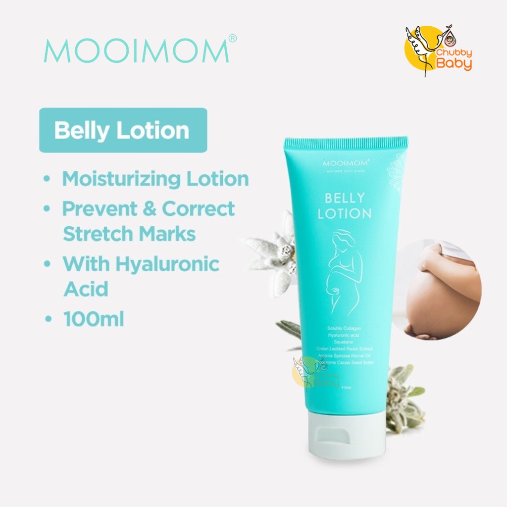 MOOIMOM Belly Lotion - Cream Penghilang Stretchmark