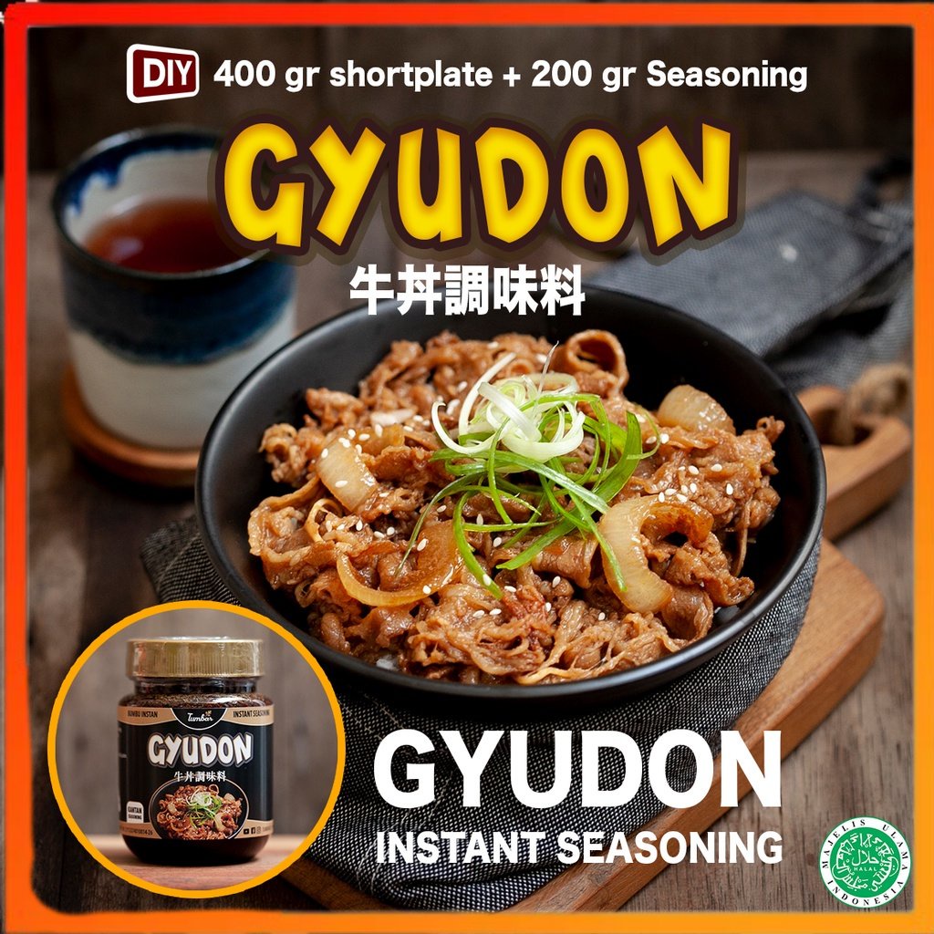 

VIRAL Bumbu Instan Gyudon ( Japanese Beef Bowl ) - Halal