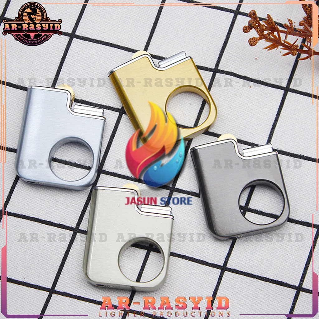 BISA COD! Korek Api Roda Api Gas Fun Ring Flame Lighter YC-310 TERBARU