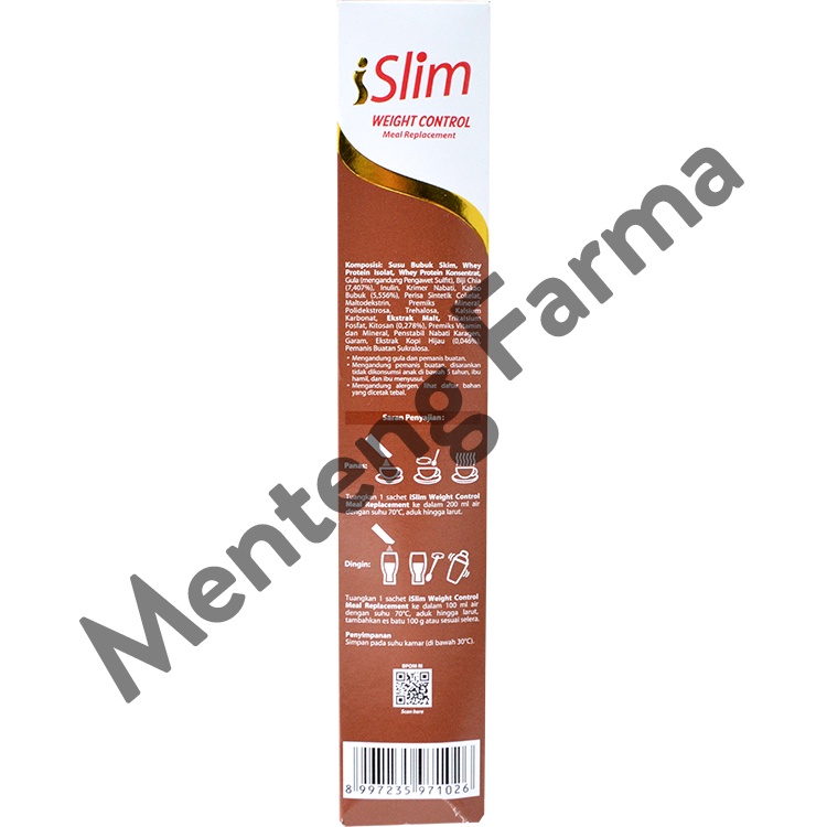 I Slim Cokelat 324 Gr (6 Pcs) - Susu Diet Pengganti Makan