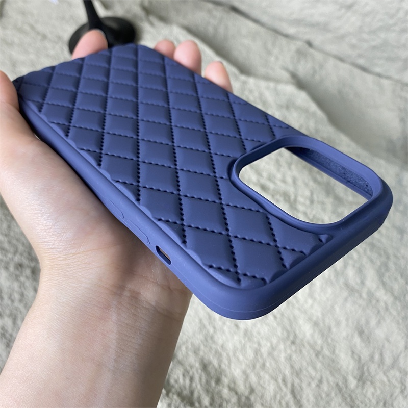 Cairan Silikon Casing Berlian Untuk Iphone14 13 12 11 Pro X XS MAX 14Plus XR Anti-Soft Case