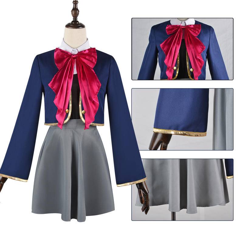 【Wetrose】Ready Stock Oshi no Ko Hoshino Aqua Hoshino Ruby Arima Kana Cosplay Costume Uniform Seifuku Set