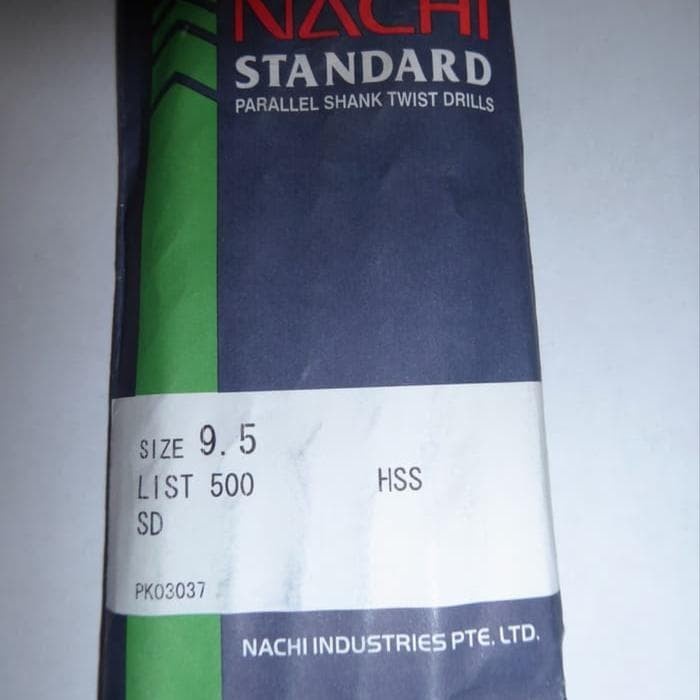 Mata bor nachi 9,5 mm/ Mata bor besi / Mata bor nachi 9,5mm murah