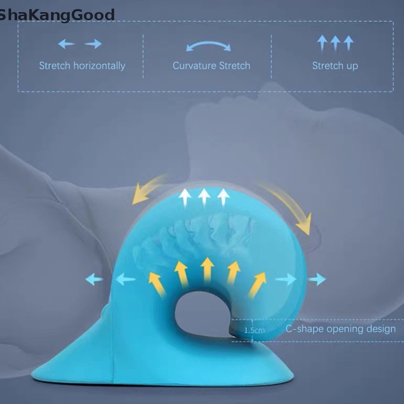 Skid Neck Shoulder Stretcher Relr Cervical Chiropractic Traction Device Bantal SKK