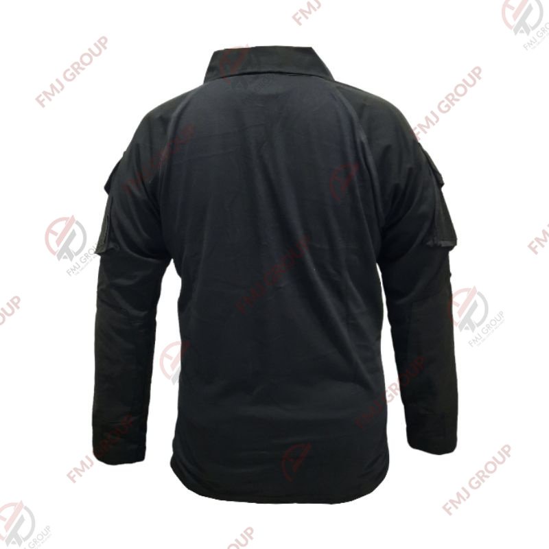 Kaos BDU Hitam / Combat Shirt Hitam Kaos Taktikal Shirt Lengan Panjang