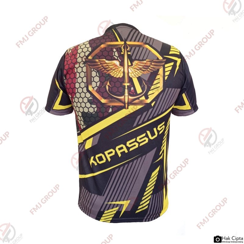 Kaos Dry Fit KOPASSUS / Kaos Jersey KOPASSUS Full Print - DryFit G1