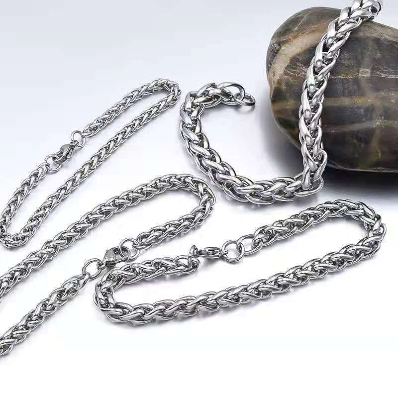 Gelang Musim Panas Tidak Berwarna Dan Tidak Berkarat, Rantai Keel Unisex, Perhiasan Gelang Baja Titanium