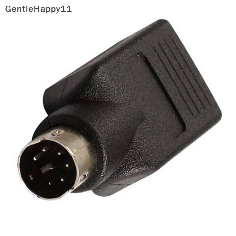 Gentlehappy Kabel Adaptor USB Ke PS2 Kepala Bulat Konverter Antarmuka Mouse Dan Keyboard id