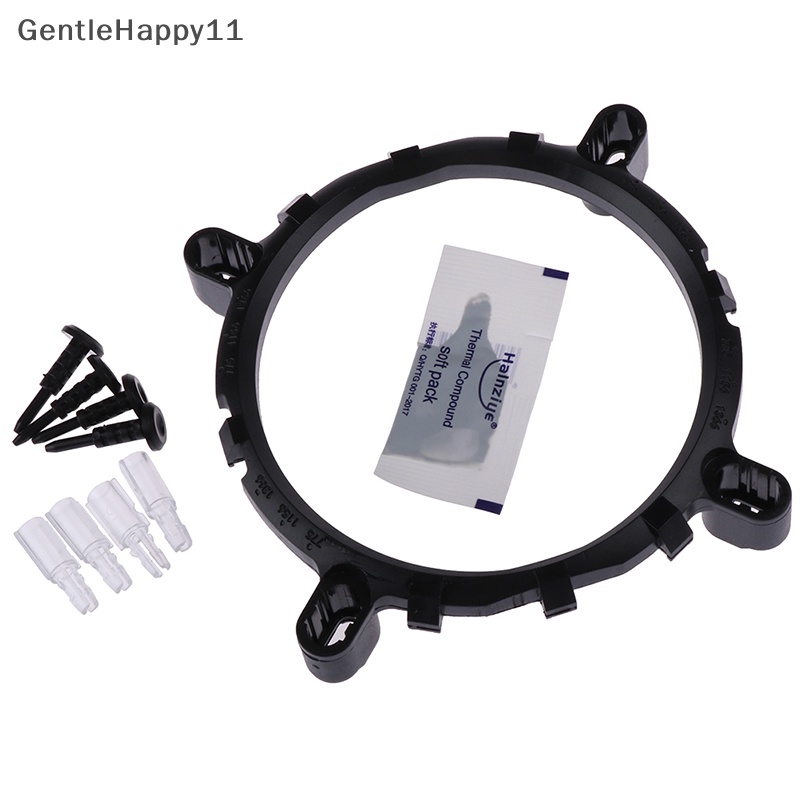 Gentlehappy 4in1 CPU cooler fan bracket heatsink holder base Untuk775 1366 1150 1155 1156 id