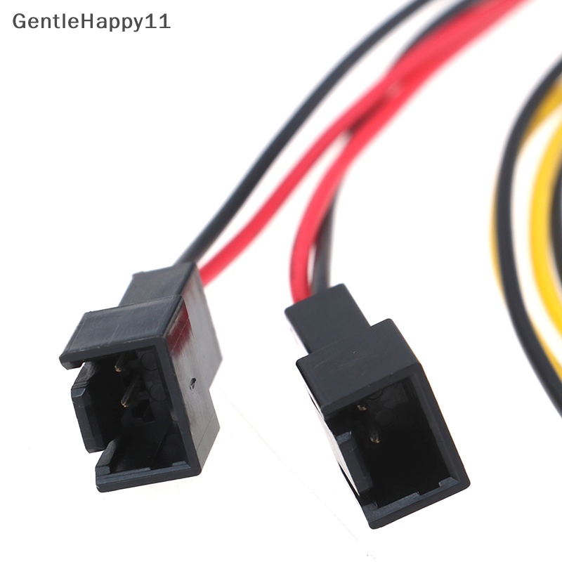 Gentlehappy PC 4-Pin Molex/IDE Ke 3-Pin CPU/Chasis/Case Kipas Kabel Listrik Adapter Konektor id