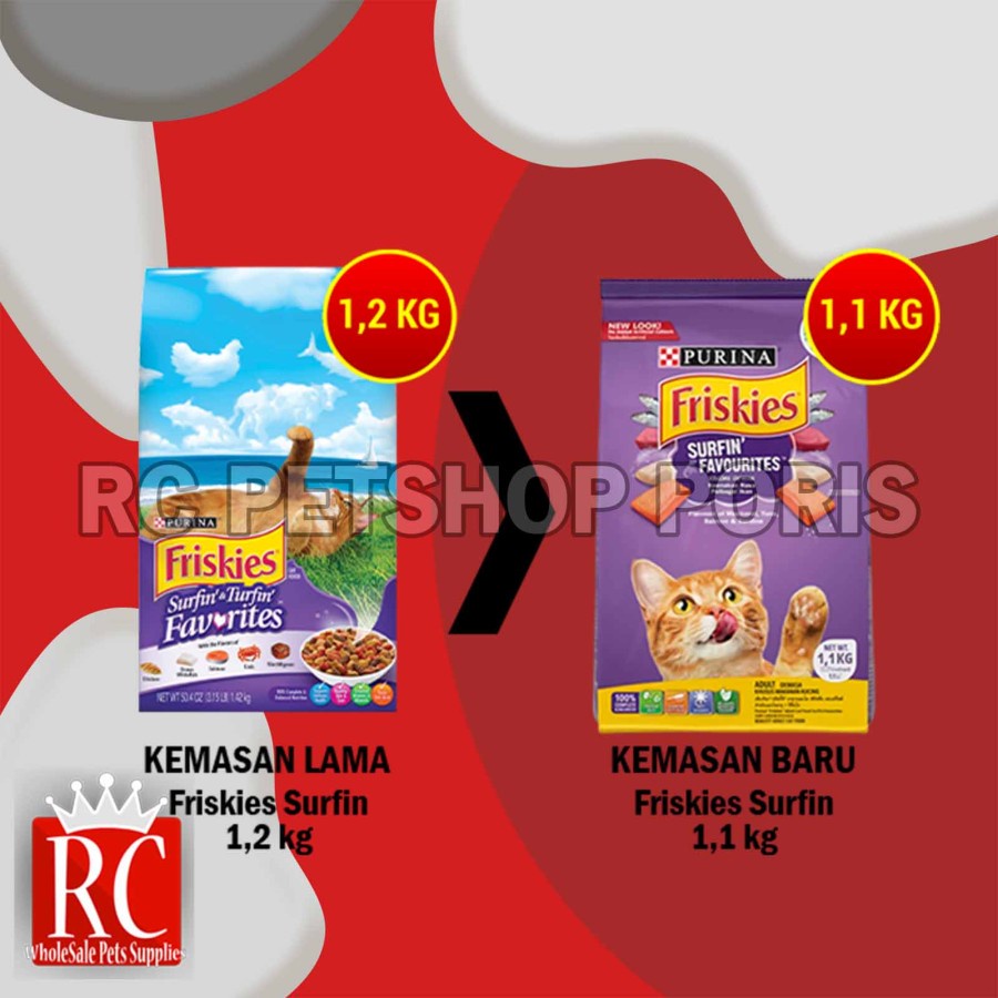 Friskies Surfin and Turfin 1,1 Kg