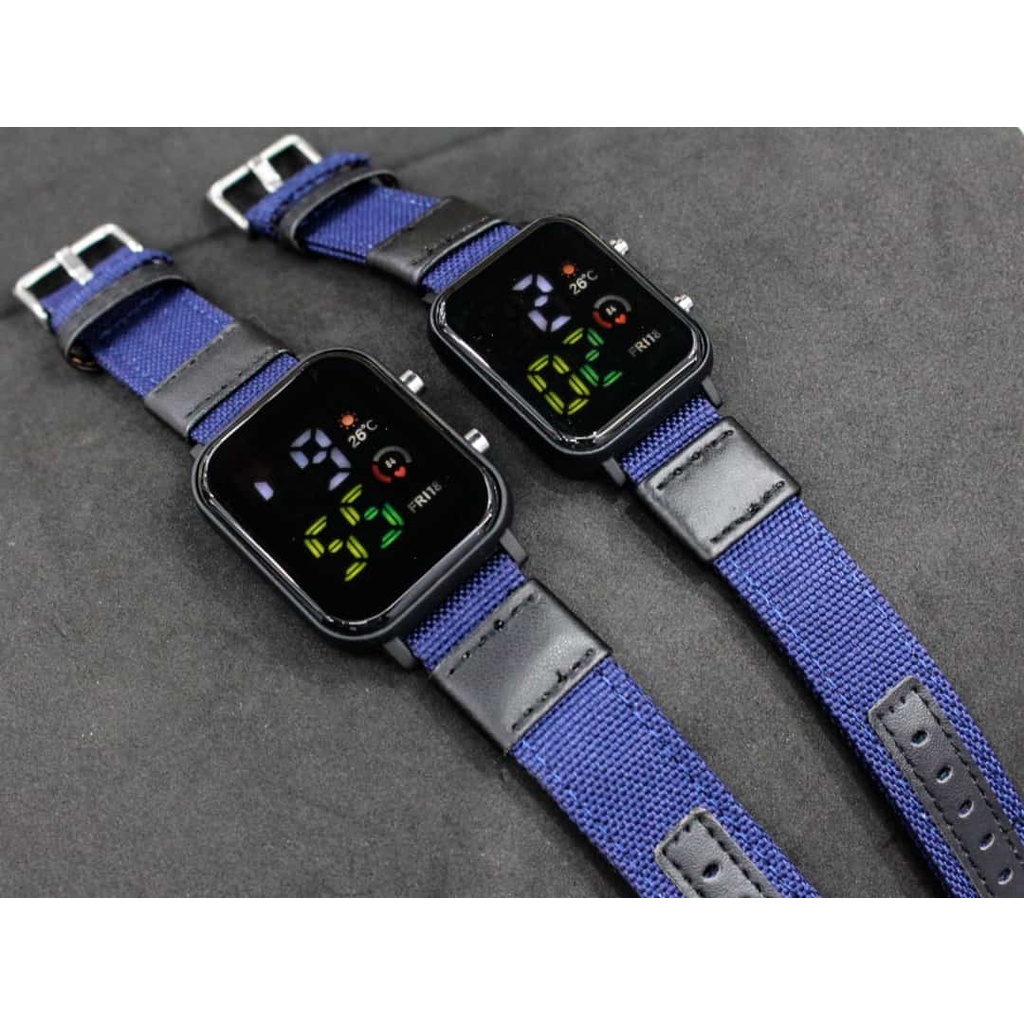 LED KULIT NYLON COUPLE SEGI JSS3397 ORIGINAL FREE BOX