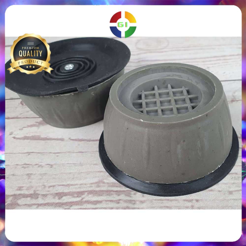 Alas Mesin Cuci Meja Kursi Furniture Silikon Anti-Vibration Shock Pads Gray