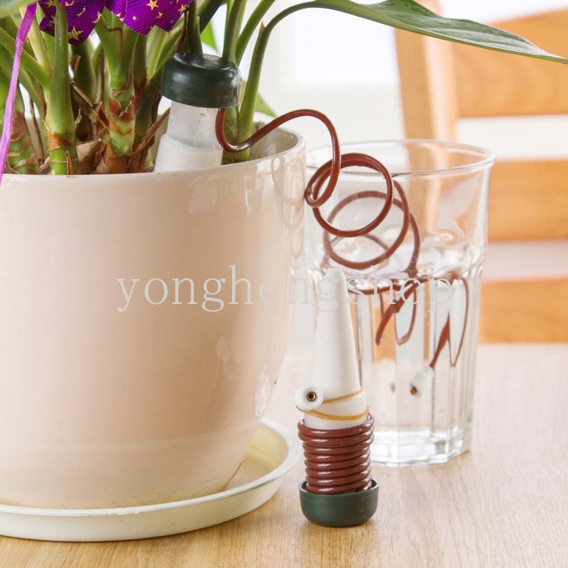 2pcs/set Taman Otomatis Self Watering Probes Indoor Auto Drip Penyiram Tanaman Paku Kreatif Berkebun Alat Pot Bunga Perangkat Tetes Sistem Irigasi