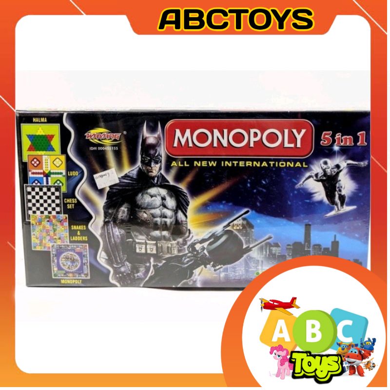 Monopoli besar 5 in 1 / Mainan Anak Monopoli Besar / Mainan Monopoli Besar 5 in 1