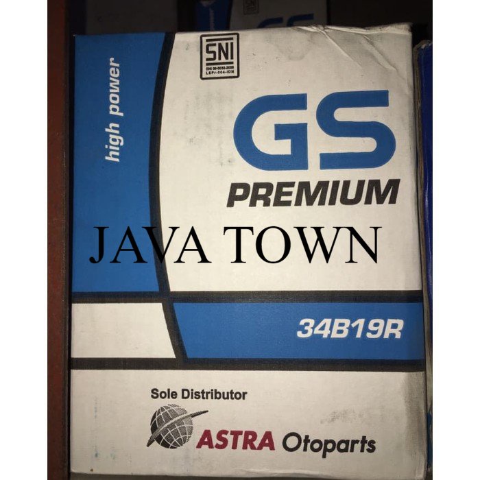 Diskon Aki Mobil / Battery GS ASTRA Type GS PREMIUM 34B19R 12v 34 ah VBY285