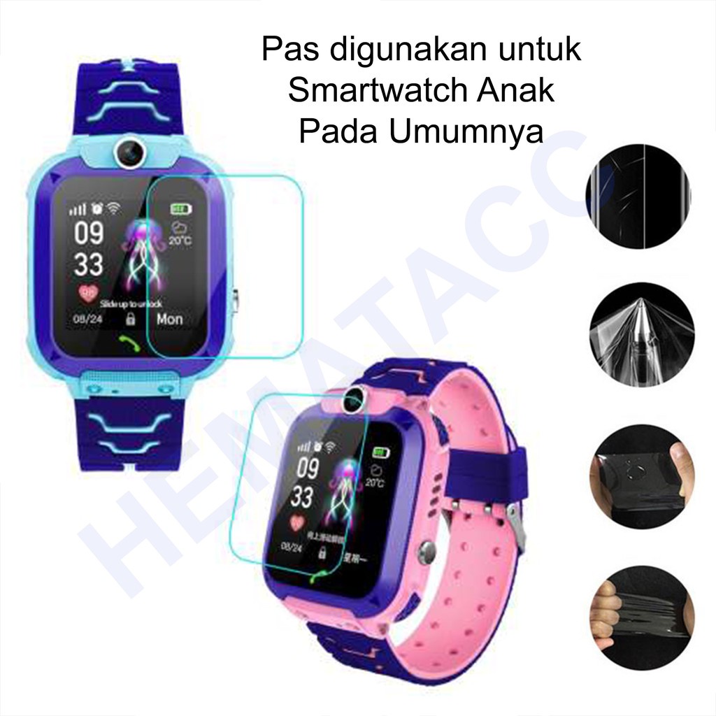 COD AKTIF ✨ Anti Gores Smartwatch Anak Imoo Z6 Z5 Z3 Z2 Q12 Q9 W23 W33 J1 B4 B5 Y23 Y21 Dll / Pelind