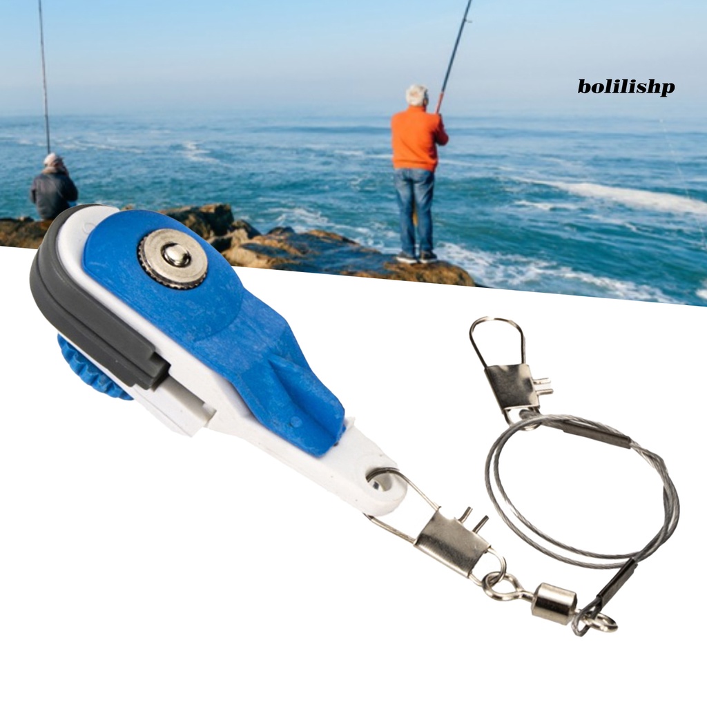 Bo-jepit Mancing Dapat Digunakan Kembali Mudah Dengan Cincin Gantung Adjustable Angling Nylon Heavy Tension Troli Memancing Klip Untuk Memancing Di Luar Ruangan