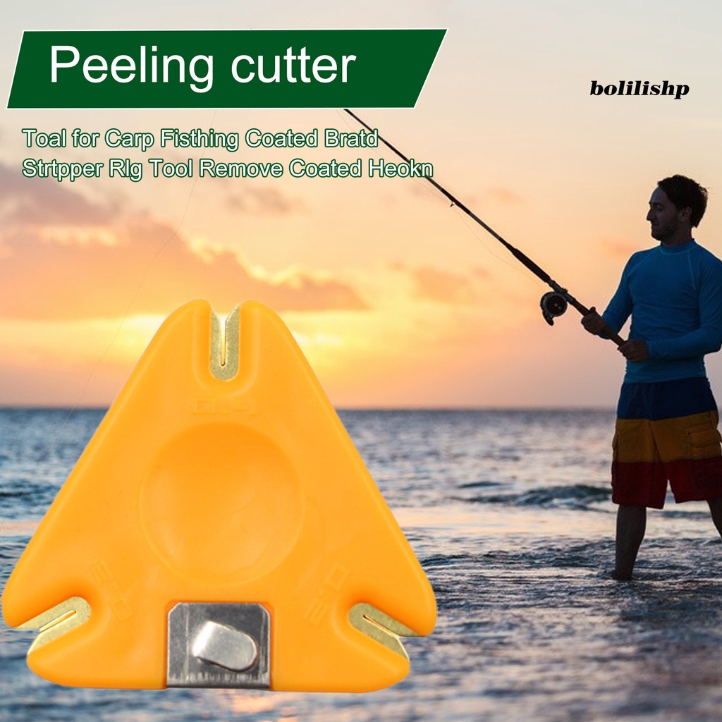 Bo-alat Kupas Mancing Tahan Aus Kuat Dan Kokoh Simple Digunakan Ukuran Kecil Plastik Ringan Reusable Stainless Portable Line Cutter Fishing Tackle