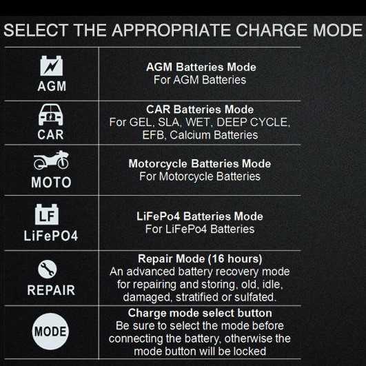 ZUIDID Charger Cas Baterai Aki Mobil Motor Automatic Otomatis Detection 12V 24V - FBC122410D