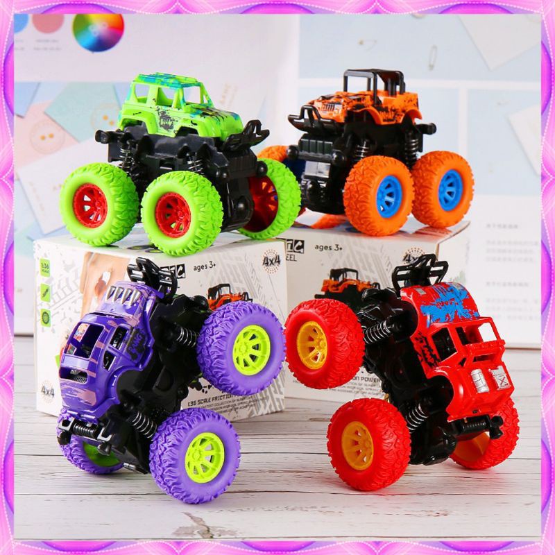 Mainan Anak Mobil MONSTER ZAP MOBIL JIP OFF ROAD 4 DRIVE INERTIAL BIGFOOT TRUCK POWER Car