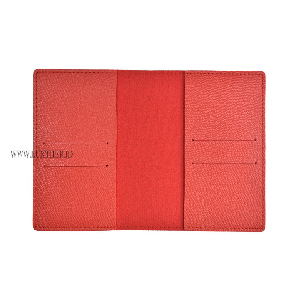 LUXTHER - Passport Cover / Passport Case / Passport Holder  / Saffiano Leather